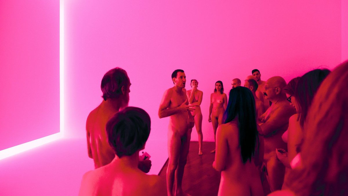 JuliaRajacic's tweet photo. Art on the skin: Memories from the nudist tour @pacmilano by artist #StuartRingholt in the context of #antipodeanstories exhibition curated by #eugenioviola #PACMilano #australiastoriedagliantipodi #NudistTour #AustralianArt
https://t.co/D7nCPvFsGq https://t.co/Su7MvHY4eA