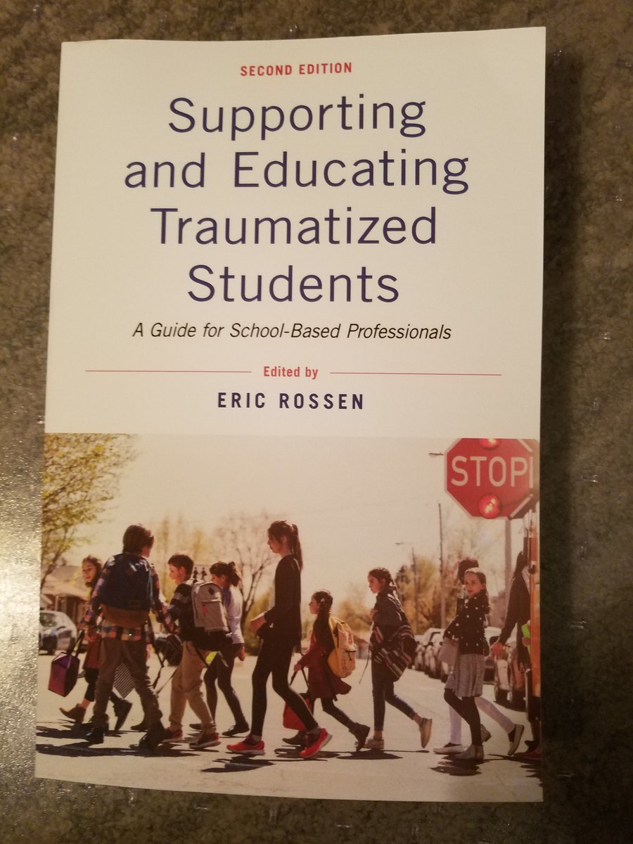 2nd Edition of Supporting and Educating Traumatized Students is now available: global.oup.com/academic/produ…

Check out the 21 chapters in the Table of Contents.

Contact me for a discount code so book is only $31, as well as resources to conduct a book study.
#trauma #traumainformed
