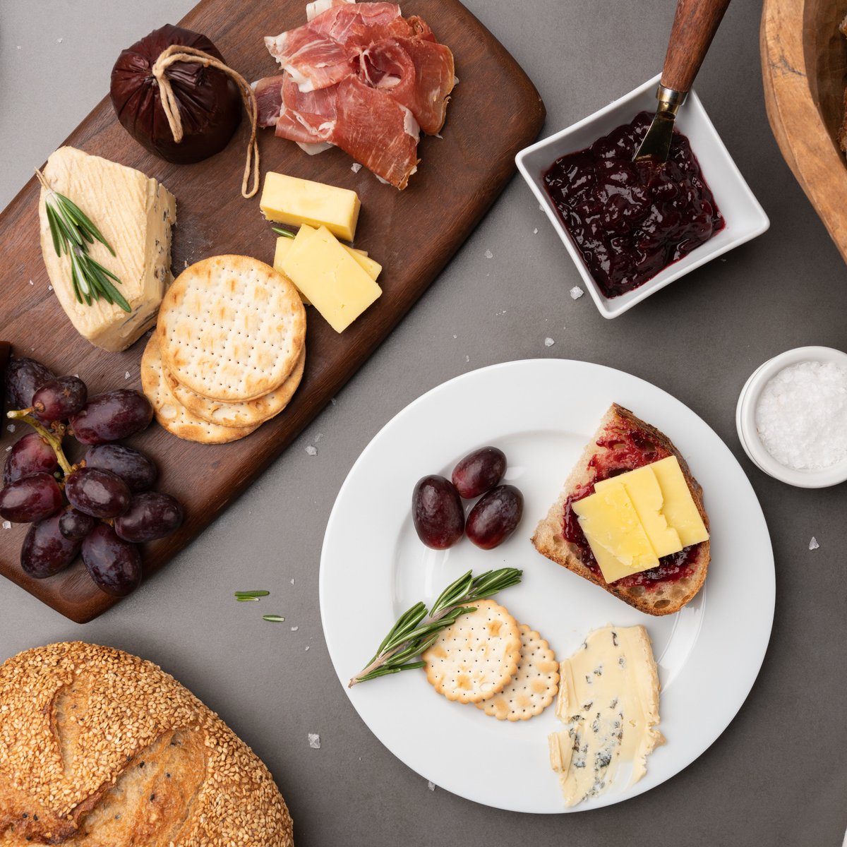 ChallengerBread's tweet photo. What’s your favorite way to enjoy delicious sourdough bread? We think you can’t go wrong with the classic charcuterie board - a dynamic pairing for occasions both big and small. https://t.co/ziMt6OwhgP