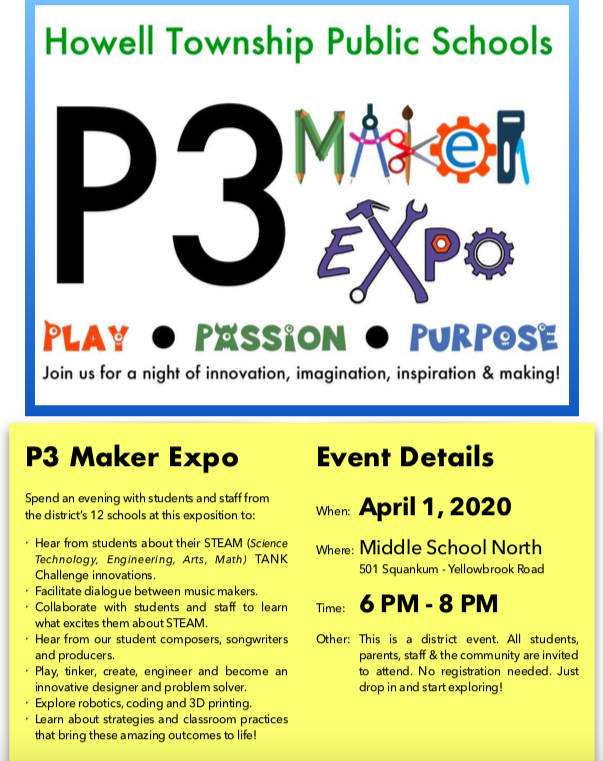 CodingKearney's tweet image. Join @HowellTwpK8 at our district wide Maker Night!