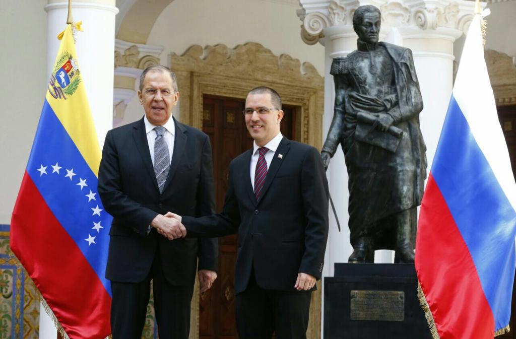 Jorge Arreaza received Sergey Lavrov.