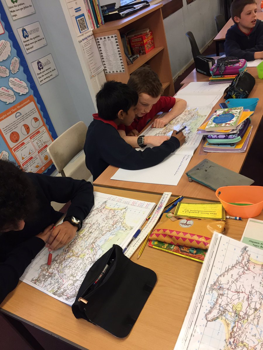 Hendrefoilan's tweet photo. Following their trip to the Ilston River earlier this week, Year 5 have been reading maps and calculating positions using 4- and 6-figure grid references! 🗺🏔 

#hdfpy5 #hdfphumanities #hdfpnumeracy https://t.co/7wlWRRxs8y