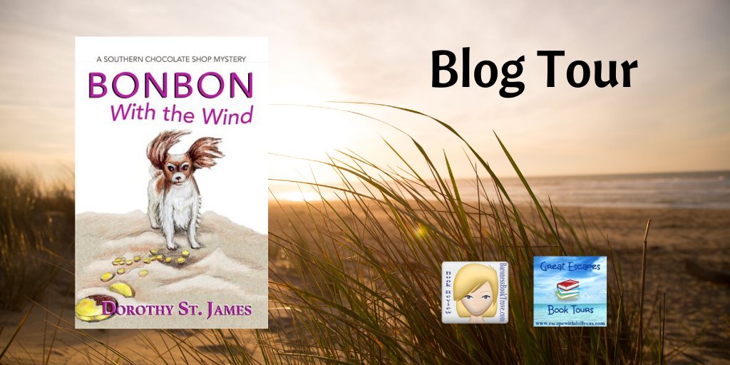 baronessbt1's tweet photo. ✨ Blog Tour!  ✨
BONBON WITH THE WIND by @DorothyWrites. 4th book in A Southern Chocolate Shop Mystery series.
https://t.co/qxqNPkKaL2 
#CloakDaggerChal #BlogTour #BookReview #Giveaway #ASouthernChocolateShopMystery #bookwithrecipes @dollycas https://t.co/uQNdNbTtP3