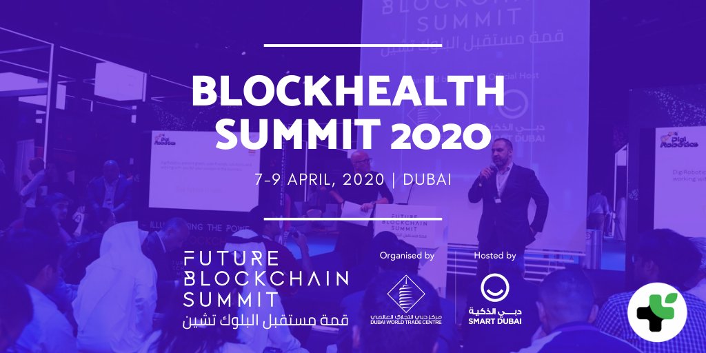 patientory_assn's tweet photo. Didn't get your tickets to #BlockHealth2020 and #FBSummit2020 yet? We’re just one month away for the world’s largest #Blockchain event in Dubai! Purchase here: https://t.co/oDhSoPNdes

#dxbontheblock #blockchain #dubai #smartdubai #emergingtech #blockchaintechnology #UAE https://t.co/lWEgYq4Uyg