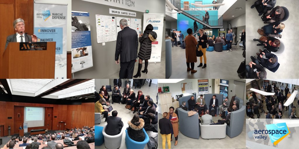 AerospaceValley's tweet photo. [#ACTU] Retour sur la Journée annuelle Défense" 
Au travers de cet évènement, @AerospaceValley  poursuit ses actions en faveur de ce marché spécifique &amp; affirme sa dynamique d’acculturation à la thématique #Défense auprès de ses écosystèmes régionaux.

 👉:https://t.co/xPAyPFLrke https://t.co/mUx6gh9JMf
