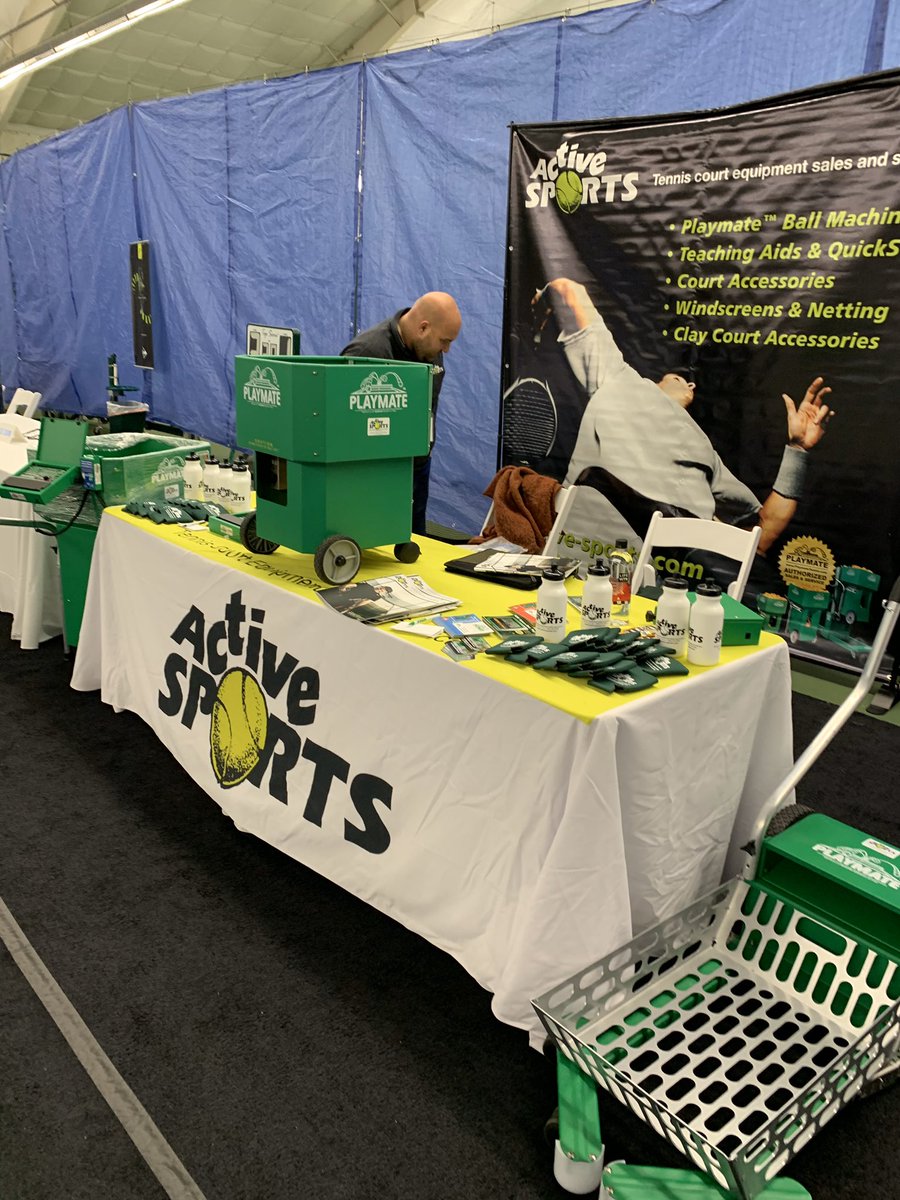 ASportsTennis's tweet photo. Happy to be an exhibitor for the 2020 Indiana Tennis Convention! Come stop by our booth &amp; grab a catalog! We carry all the equipment &amp; supplies for your tennis needs! @IHSTeCA @ICGSAsports https://t.co/ghSd05BRd0