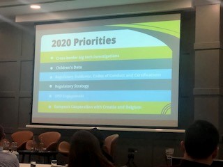 ComplyKEY's tweet photo. Mind-blowing presentation by @DPCIreland on their 2020 priorities for data protection and compliance in Ireland.
@GDPR_Ireland @dpconf2020 https://t.co/PnbjXWwtk6