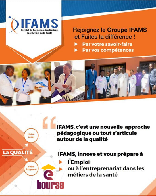 EbourseSN's tweet photo. 🔖Avec e-bourse obtenez une bourse d'étude à Groupe Ifams en cliquant sur ce lien
➡️➡️ https://t.co/oCmlbzh5CV
☎️ 77 846 55 53 (WhatsApp)
#E_Bourse #Kebetu #Senegal #Education #Formation #FormationProfessionnel #BoursesDetudes #EnseignementSuperieur https://t.co/L5bx3WJH8E