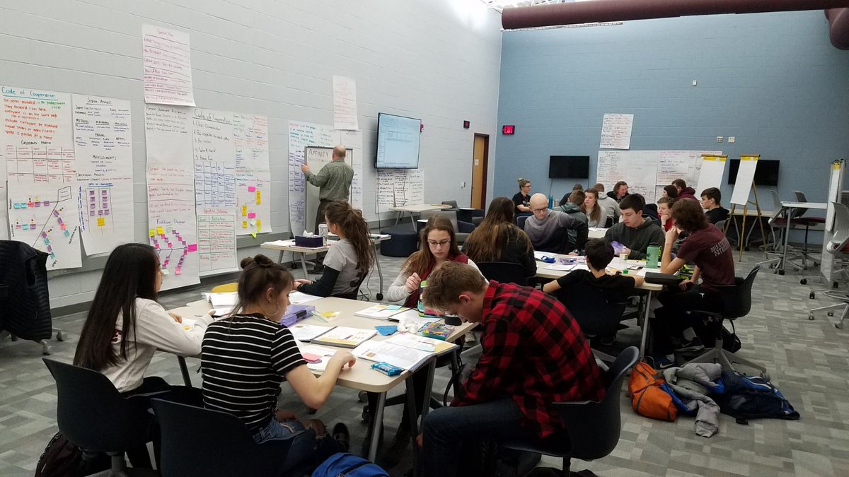 Iowa Quality Center training is underway for several students and a group of teachers. This years business partners are Musco, Mahaska Health Partnership and Clow! Businesses, teachers and students learning together! <a href="/oskyhighschool/">Osky High School</a>