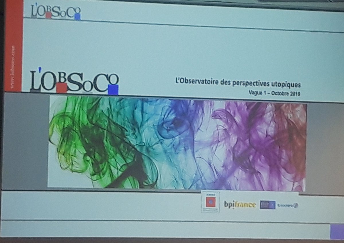 EmmanuelPLOTON's tweet photo. #AMARC50 #conventionAMARC
Témoignage de Philippe Moati
@PhMoati sur : Quelles perspectives utopiques résonnent chez les Français ?
De l'utilité même de nos services clients de demain. https://t.co/DiPKcarVHy