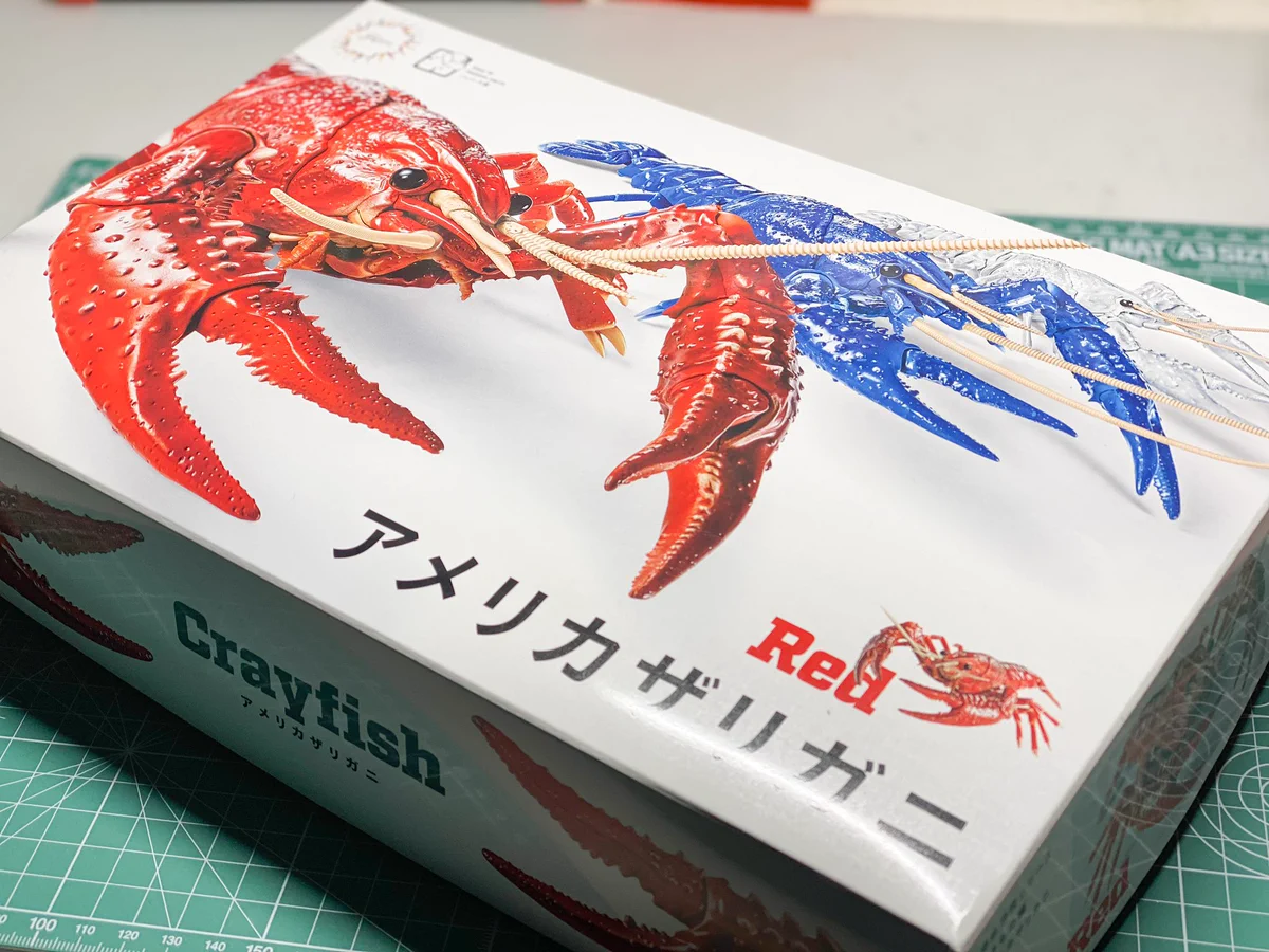 ザリガニのプラモデルを作った結果、最強なカスタマイズで話題を呼んでいる完成図