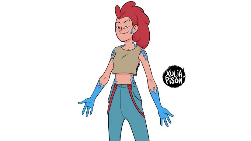 enh_microalgae's tweet photo. The #EnhanceMicroAlgae comic book, authored and illustrated by Xulia Pisón, is getting a 2nd Chapter! Meet the new character, Ardora. Can you guess what #microalgae she is?
#xuliapison #microalgae #interreg #noctilucascintillans #comic https://t.co/IoHhBzOtZY