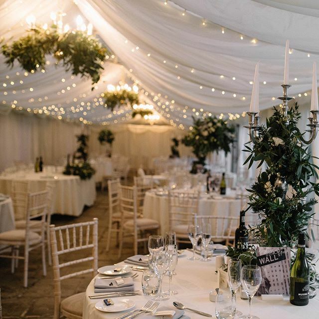 Sweet lord of marquee decor, we are IN LOVE 😍 #marquee #weddingbreakfast #fairylights ift.tt/2OyhPqc