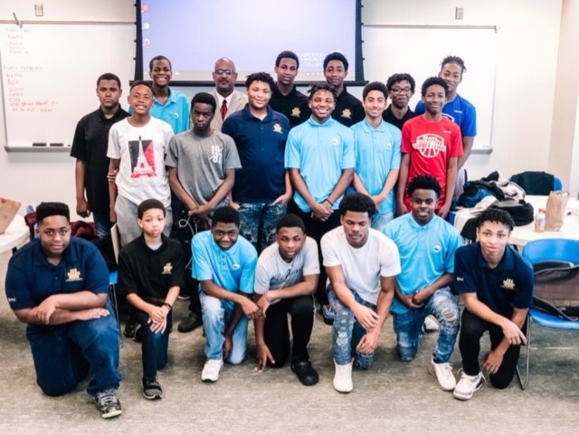 100Coastal's tweet photo. Pictured are the youth from our Success Academy at the February meeting. Rev. Dr. Terry Henry was guest speaker. In the other photo, pictured from the left are: members John Battle, Robert Claybrook, Nick Rhodes, Rev. Dr. Henry (guest speaker), Jerry Jackson and George Beatty. https://t.co/ZX1ptWRzZo