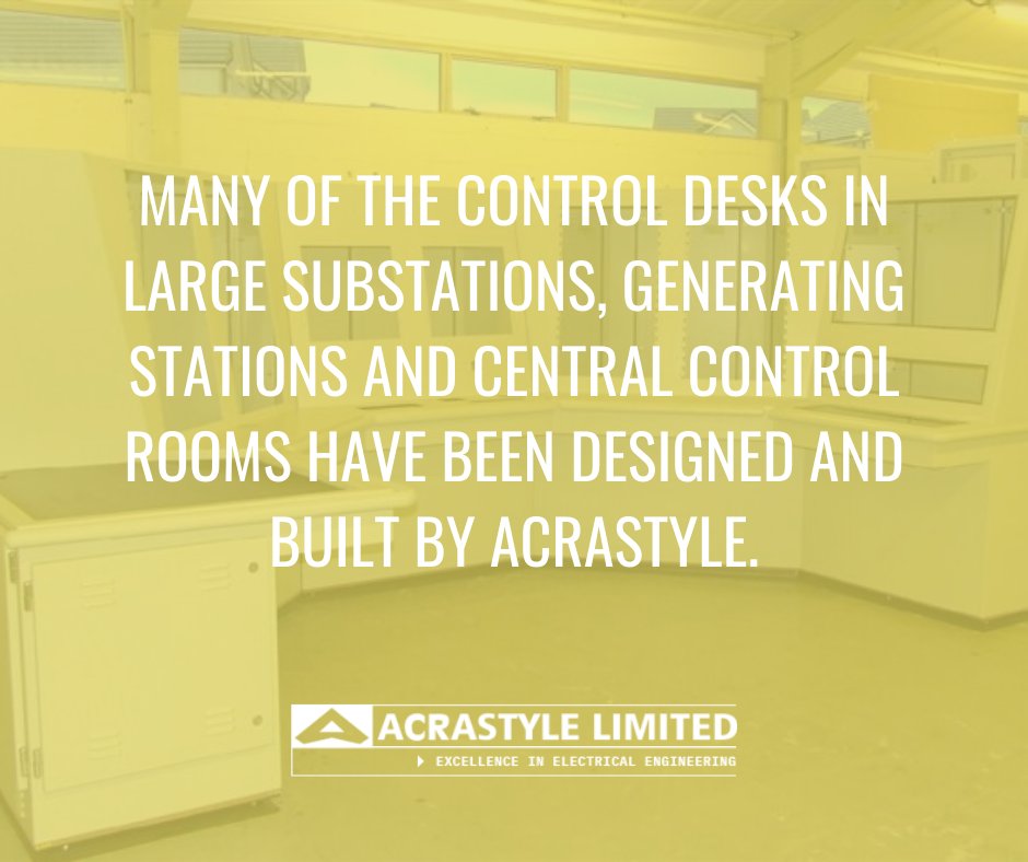 Acrastyle's tweet photo. We have designed and manufactured control desks for over 40 years - providing the most efficient solutions for power system control and protection. 
-
#acrastyle #control #desks #powersystems #substation #electricalengineering #design #manufacture #installation https://t.co/Jx5eBVDl0K