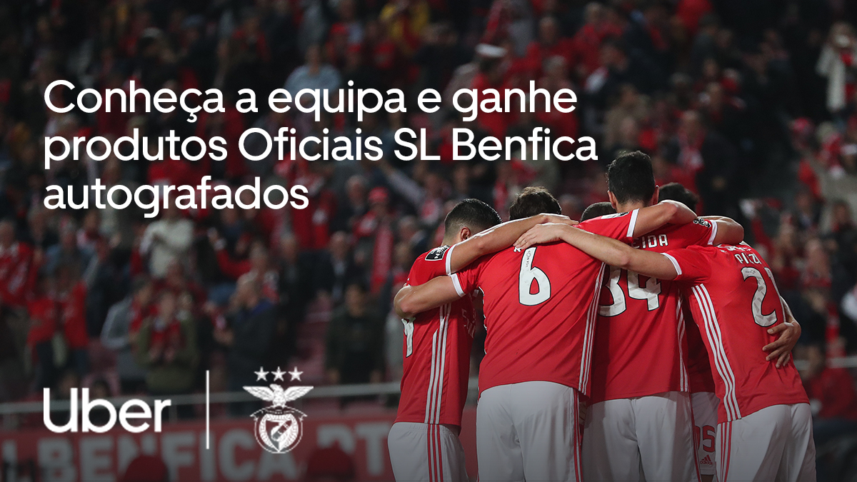 Não perca a oportunidade de conhecer os jogadores do <a href="/SLBenfica/">SL Benfica</a> e ganhar produtos oficiais SL Benfica autografados.

Saiba mais: t.uber.com/mgslbenfica