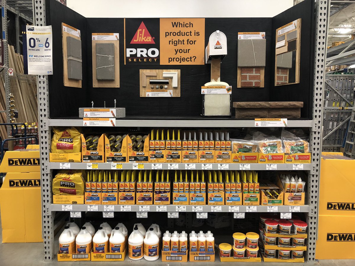 William_Green30's tweet photo. Awesome partnership @Lowe’s 1651 to support #SikaProSelect products for the Spring in a new Endcap! PK, breakfast and Lunch yesterday with the best Pro and Lumber team! Going to be great 2020 in Sales! https://t.co/YAqJWeOS4Y