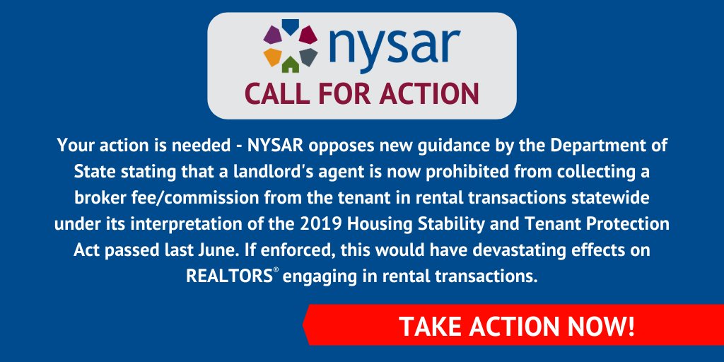 NYSAR_News's tweet photo. 👉Your action is needed! 👈

Complete the NYSAR Call for Action now at https://t.co/WMoUfmEJ74. https://t.co/WOv6QhxT42