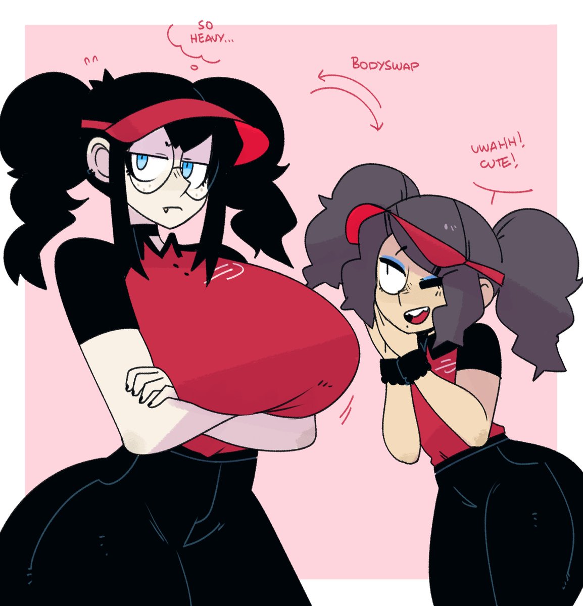 acgats's tweet photo. body swap!! a sketch of a patron request
[https://t.co/x9LmBMGxqB] https://t.co/KdgmmW5zZG