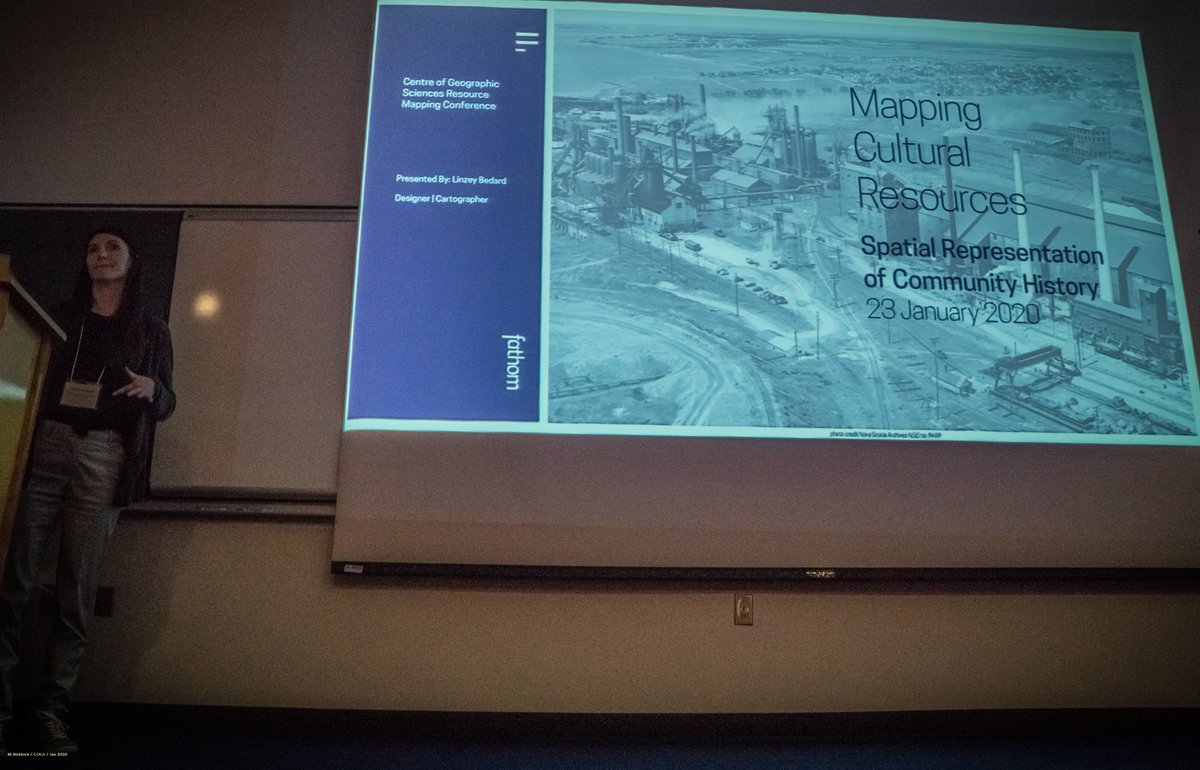 Some of our presenters Barry, Terry, &amp; Linzey (of <a href="/3Dwavedesign/">3D Wave Design</a>, i-valley.ca, &amp; <a href="/fathomstudio1/">fathomstudio</a>) at our #GeotechnologiesForResourceManagement conference at #COGS, on 22 &amp; 23 Jan. *Thanks* for presenting diverse topics in resource management :)