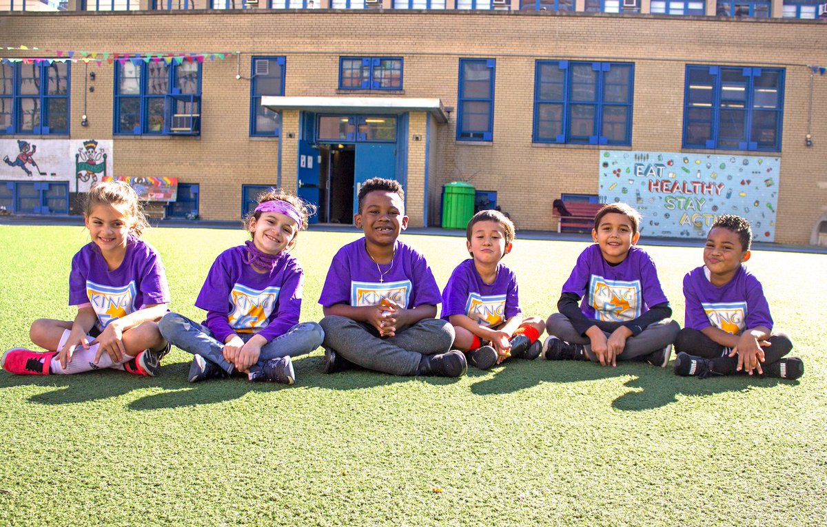 KidsintheGameNY's tweet photo. Future World Cup Champions? We think so. Leave a ⚽ for these stars! #kidsinthegameny #kingfc https://t.co/lT3ST8FUJT