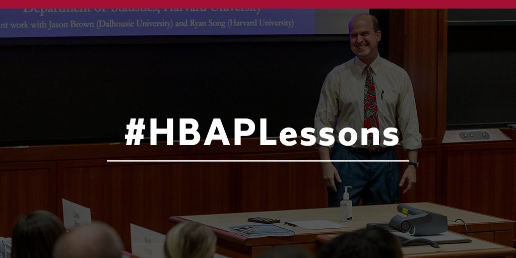 HarvardBizAn's tweet photo. What’s your number-one piece of advice for someone who is interested in pursuing a career in #BusinessAnalytics? #HBAPLessons https://t.co/NRYzxbE0EA