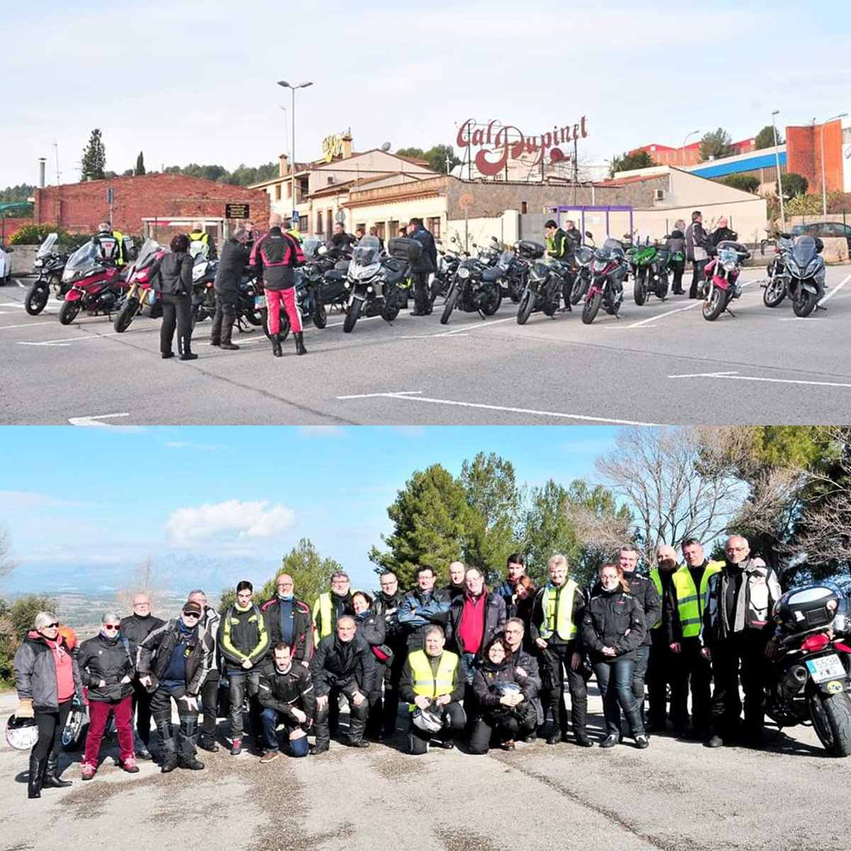 calpupinet's tweet photo. El diumenge 26 de gener ens van visitar a @calpupinet, els amics de MOTO GRUP BARCELONA, que van carregar energies per esmorzar per la seva "1ª Ruta 20Vente de Almuerzo con el MGB". Moltes gràcies per la visita! #Castellbisbal #CalPupinet #viucalpupinet https://t.co/ROGBLW33SX