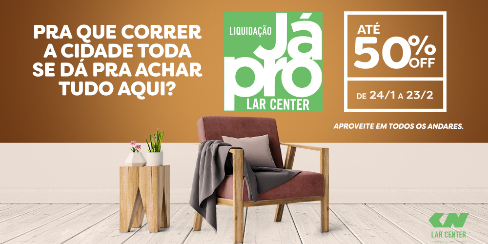 Tudo o que você sempre sonhou para a sua casa está em um só lugar. #JáProLarCenter aproveitar cada minuto de preços especiais: bit.ly/37270CU🏃  #LarCenter #Liquidação #BotaFora