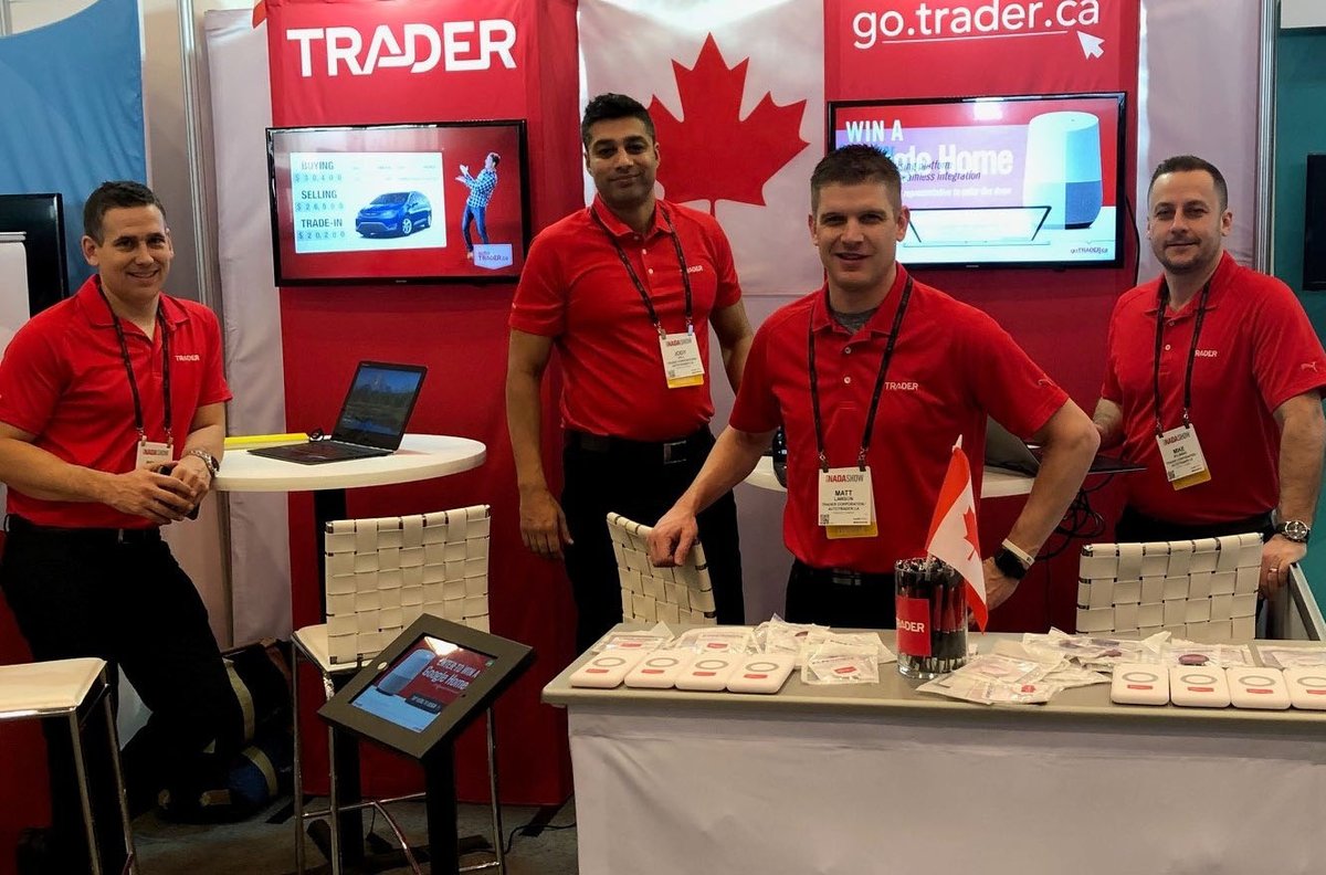 TRADER's tweet photo. #ThrowbackThursday to last year's NADA event! The @TRADER team is looking forward to seeing everyone headed to #NADA2020. Be sure to stop by our @TRADER booth #5711N to chat with us about our 2020 product roadmap. https://t.co/c9XIlGI7wk https://t.co/RftsdIHAsZ