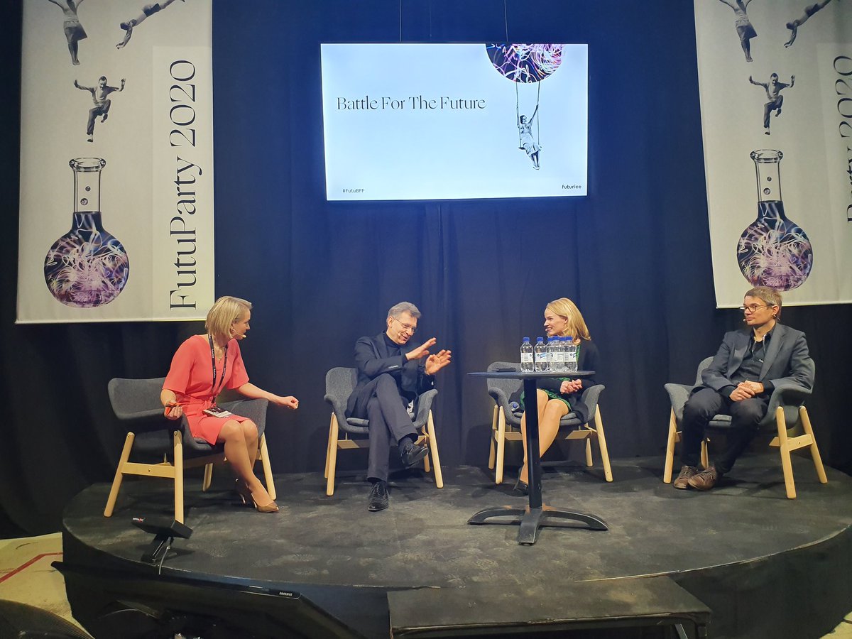 Futuristic panel <a href="/futurice/">Futurice</a> #FutuParty, way to go, @EevaRaita, <a href="/CarlosHaertel/">Carlos Haertel</a>, <a href="/sallakka/">salla ketola</a>, <a href="/TuomasSyrjanen/">Tuomas Syrjänen</a>!