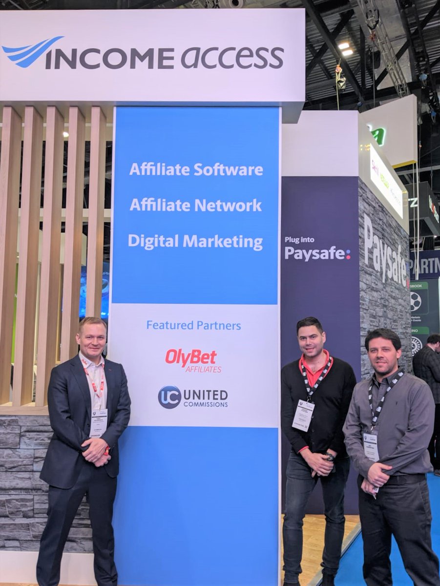 IncomeAccess's tweet image. Our partners are making moves at our #iGBAffiliateLDN booth (D28)! Chat with Olybet Finland Marketing Manager @TeroPaivarinta &amp;amp; #UnitedCommissions Head of Affiliates Amnon Portner + User Acquisition Director Ary Rubinstein to learn more about their #affiliateprogramme &amp;amp; products!