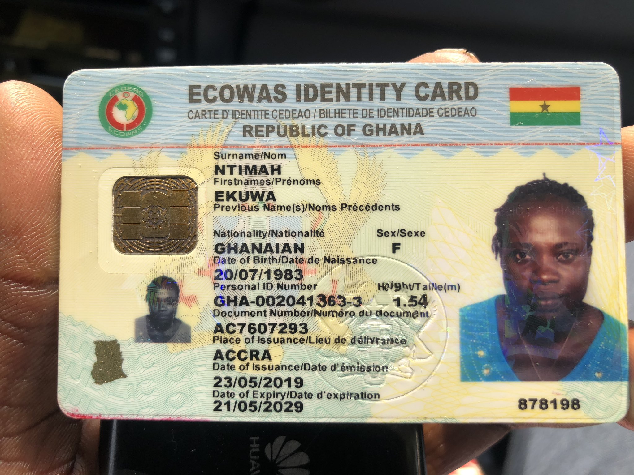 Ghana Id Card