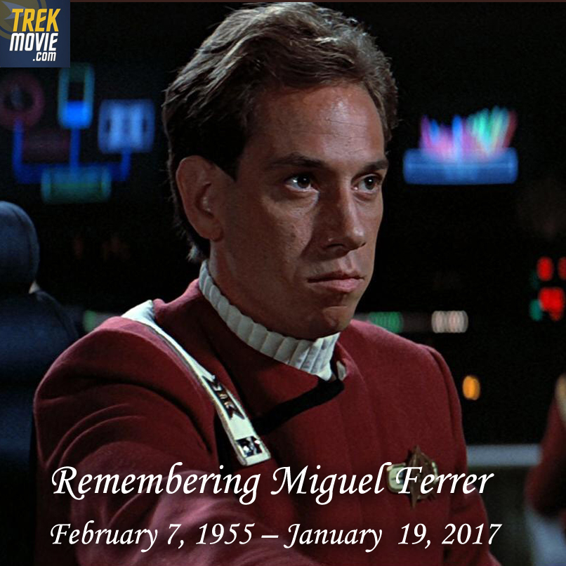 On his birthday, we remember Miguel Ferrer, who was in #StarTrek III: The Search for Spock as the exec officer on the USS Excelsior. Director Leonard Nimoy was a childhood hero, and Ferrer said being in the movie was one of the "great thrills" of his life. #TwinPeaks #Robocop
