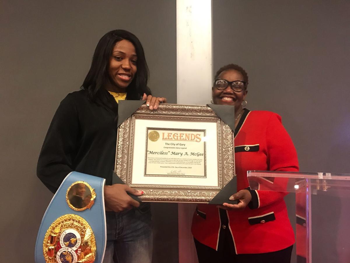 MaryMerciless's tweet photo. Team Gary, Indiana has got my back and I won't let them down! | Gary's 'Merciless' Mary McGee receives 'Legends' award, photo to be featured at City Hall - https://t.co/wPm7i4ORin
February 8th at the Hammond Civic Center I'm at it again! Tickets selling fast! https://t.co/dZ2euctaT9
