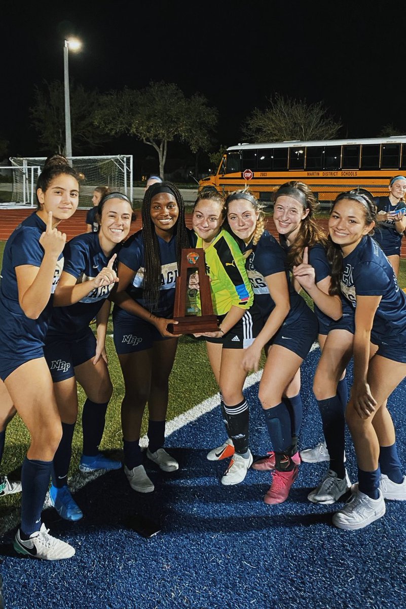 District Champs!! Great win yesterday against Jensen Beach!  So proud to be part of such an amazing team. Excited for regionals! <a href="/NBPSAthletics/">NBPSAthletics</a>