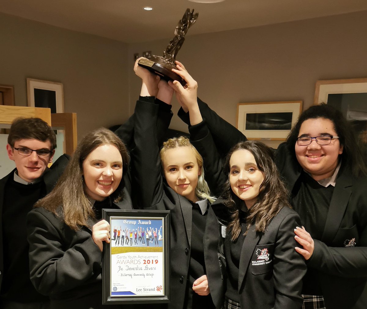 The YSI <a href="/BDementiaAware/">BeDementiaAware</a> team were recently presented with the Group Award at the 2019 Kerry Division Garda Youth Achievement Awards for their commitment to raising awareness about Dementia in their community.

Congrats to the team! 🏆 #FridayFeeling