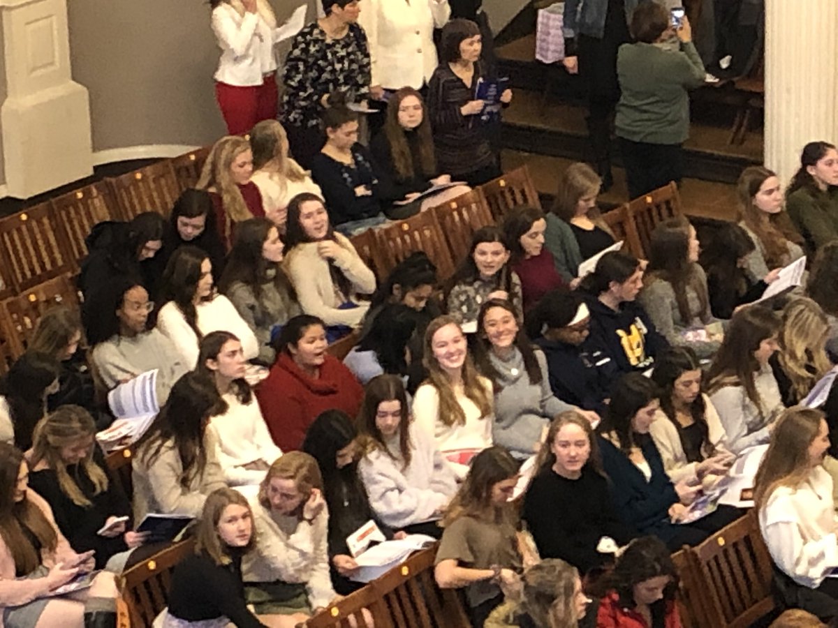 GORAMSathletics's tweet photo. Julie O’Keefe and Kendra Ritcey representing Marshfield High School at the Women’s in Sports Day at Faneuil Hall. https://t.co/58Va8YBMxz