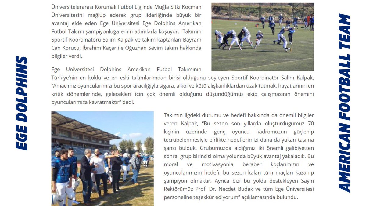 EgeDolphins's tweet photo. Ege Dolphins’i gündemlerine taşıyan, bizler ile röportaj yapan @egeajans87 ekibine teşekkür ederiz.

Haberin içeriği alıntılanmıştır. 
Haber linki için; https://t.co/wvSupsjdTV https://t.co/s08znQmbPG