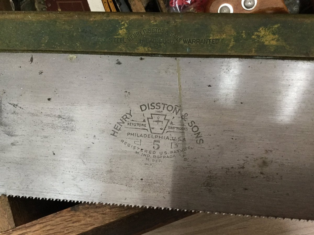 oldschooltools's tweet photo. Don’t you just love #oldtools #disston #saws https://t.co/2ehMPk6k9p