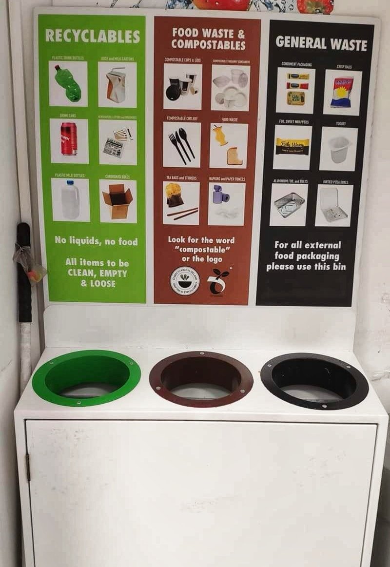 EIarajuli's tweet photo. Great example of waste segregation information design, especially for when people are in a rush. The signs give the desired information quickly, allowing people to dispose of waste correctly.
#InfoDesignUCD
@Bahareh360 https://t.co/3deYEQl2Mn