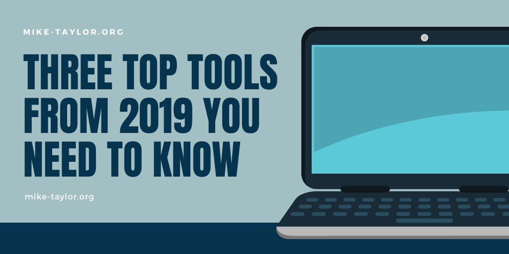 tmiket's tweet photo. Three Top Tools from 2019 You Need to Know | Here are three of my favorite new discoveries from this year that have earned a place in my tool kit.https://t.co/OuUKAUCs42 https://t.co/Ph3HWJuqq7