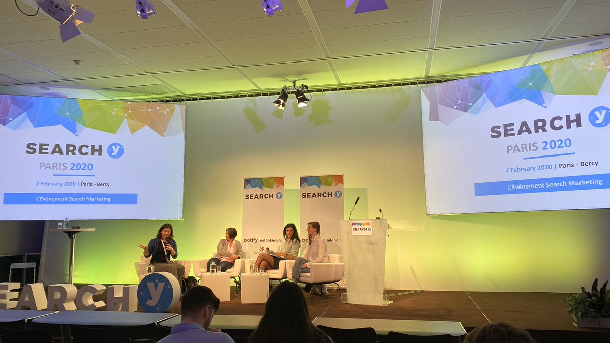 Une table ronde #searchY2020 Le digital marketing pour promouvoir sa marque. D’après  <a href="/largow/">Largo Winch</a> le social ads dépassera le search d’ici 2 à 3 ans. Avec une Forte progression de l’audio #podcast à prévoir également. #mbamci
