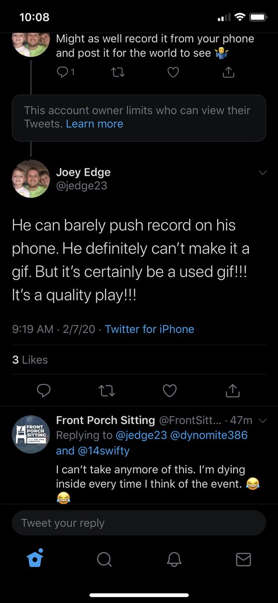 bigrv916's tweet image. Let me get some #FrontPorchHelp. I need in on these conversations. #HelpGetMeUnblocked I need some #FrontPorchMagic I can throw a rock at his front door but can’t see his tweets. #HelpASitterOut 😂