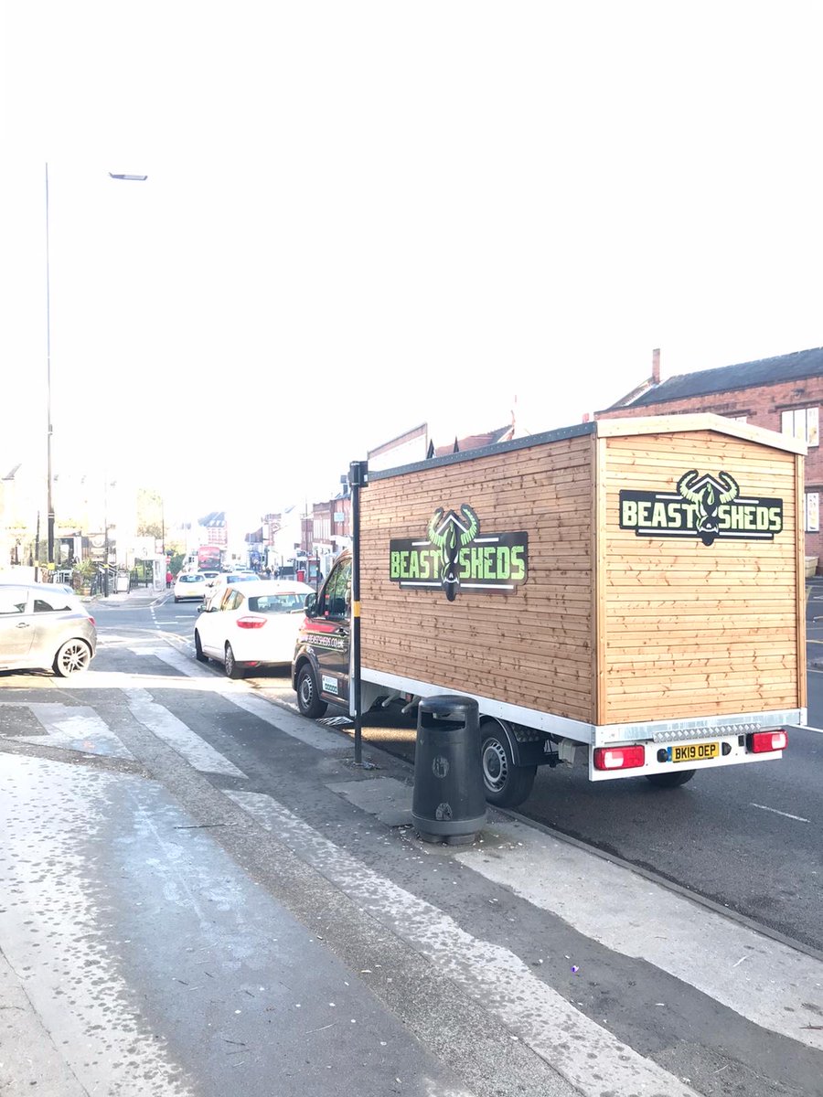 BeastSheds's tweet photo. Have you spotted our Van out and about? #SpotTheBeast #sheds #Bespoke #Garden #OutdoorBuilding #Office🤩🤩🤩🤩🤩🤩🤩🤩 https://t.co/0zbpZhMKTN