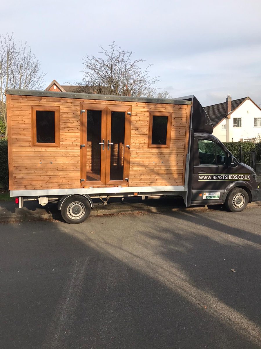 BeastSheds's tweet photo. Have you spotted our Van out and about? #SpotTheBeast #sheds #Bespoke #Garden #OutdoorBuilding #Office🤩🤩🤩🤩🤩🤩🤩🤩 https://t.co/0zbpZhMKTN