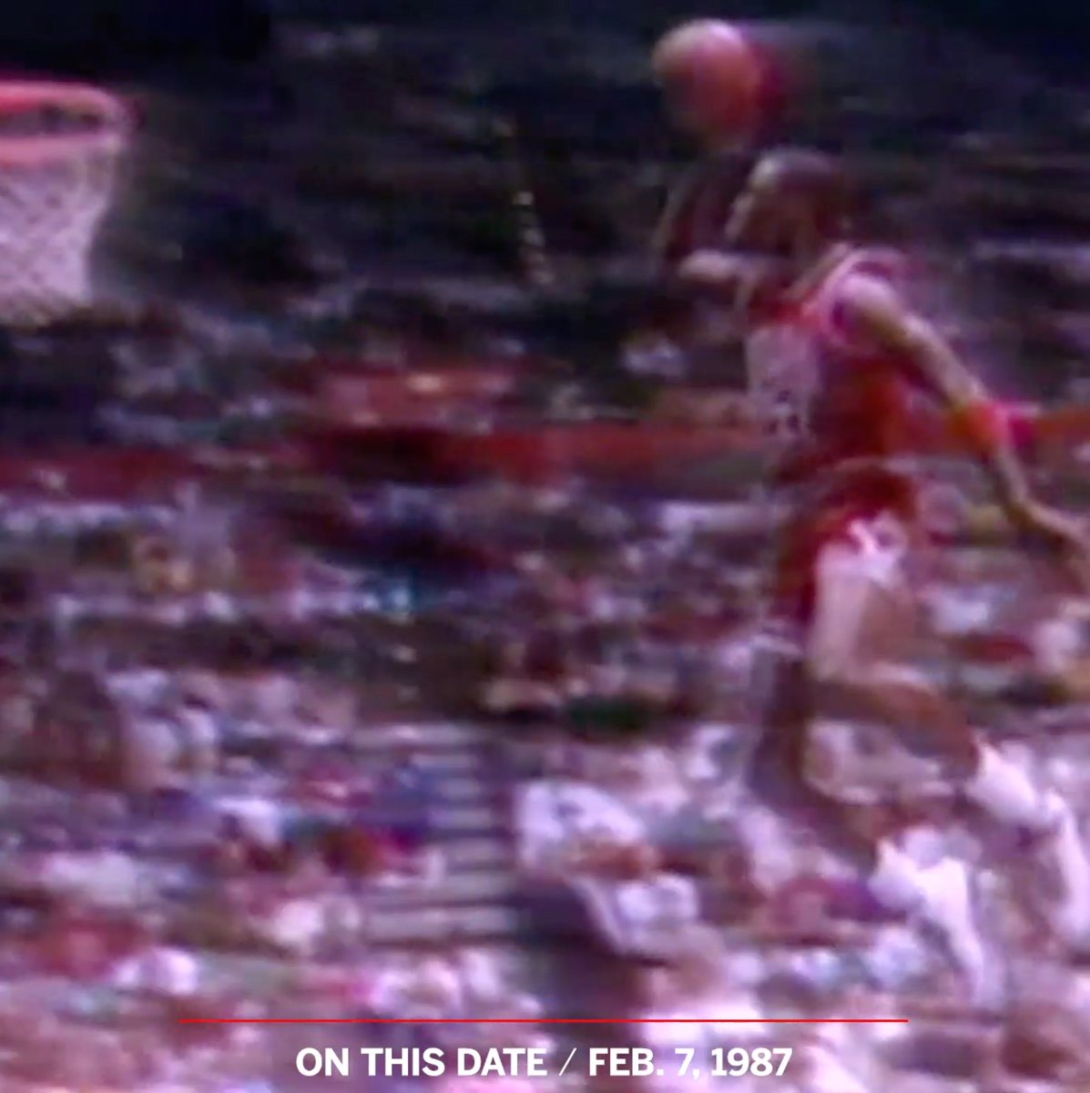 jordan dunk from the foul line