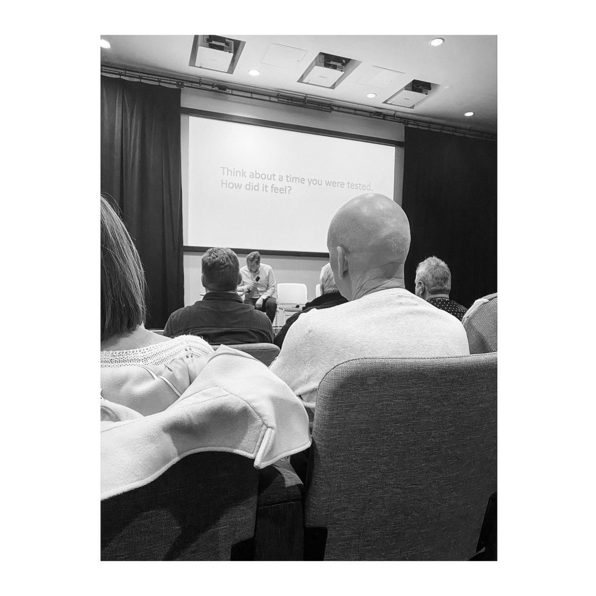 Discussing peoples perceptions and experiences of being tested today at today’s #testingsituations event. Interesting to consider in terms of how our service users may feel when engaging in Occupational Performance Assessments? #occupationaltherapy #serviceuserexperience @TEWV