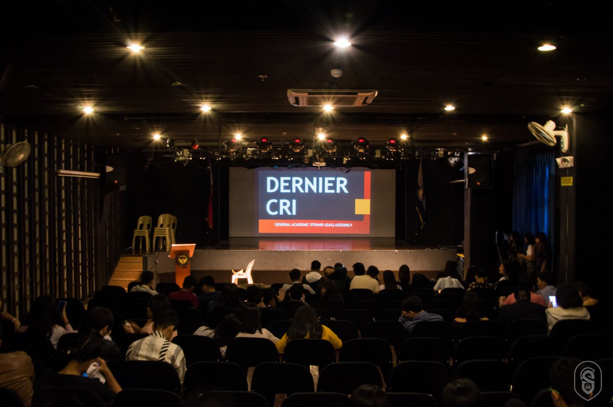 squirepub's tweet photo. IN PHOTOS: Cheers and laughter overflowed from the XU Little Theater last February 5, 2020 as students of the General Academic Strand celebrated their strand assembly.
READ MORE: https://t.co/1fkOz169CJ
#XUSHSGAS
#DernierCri
#GASASSEMBLY
#XavierAteneo https://t.co/opujeiwQDu