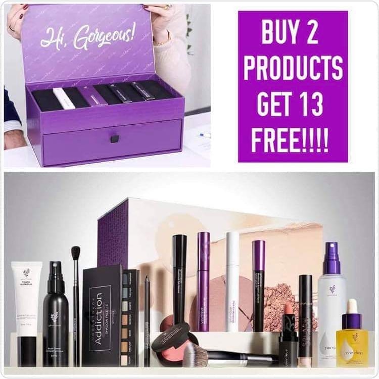 LeafGal79's tweet photo. Wow! $544 worth of products for $119! Plus a Younique credit of $30! Join my Team and get all of this! And there are no obligations if you just want to take the makeup and run! 🏃‍♀️🏃‍♀️🏃‍♀️

Click here to start your journey: 
https://t.co/NFVGNnqUG1 https://t.co/Au810bp73X