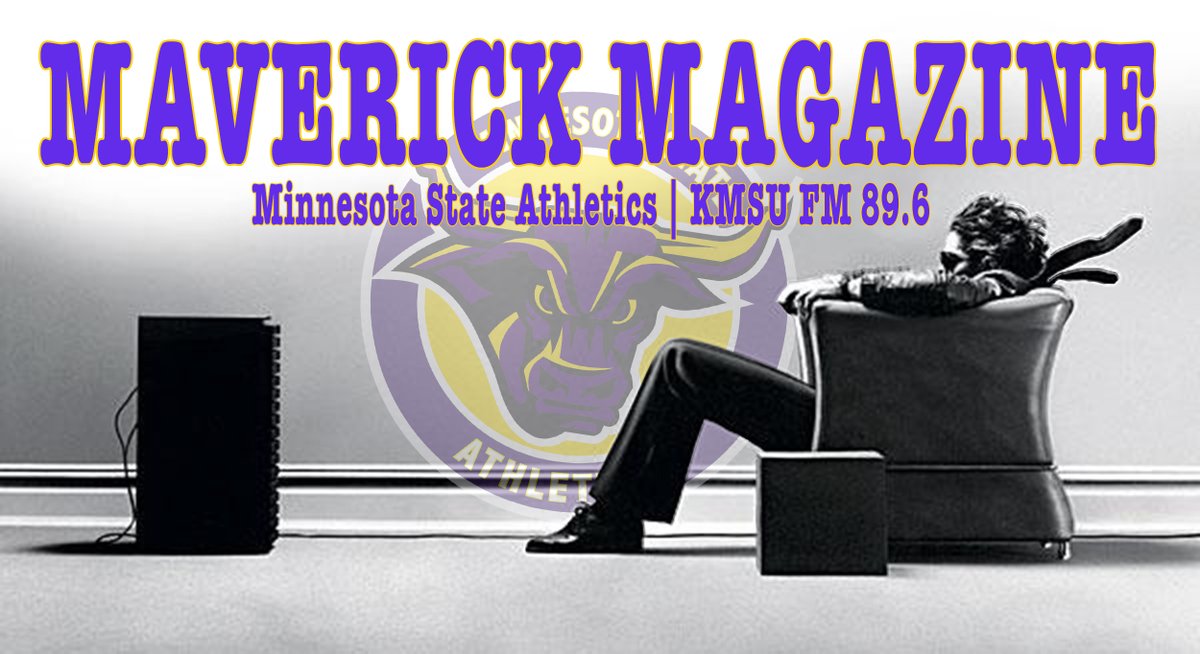 MinnStAthletics's tweet photo. Southern Minnesota's longest-running public radio college sports program coming at yah at around 10 a.m. on @KmsuMaverick FM 89.7. #MaverickMagazine w/@paulallan5 &amp; @BigPapi54. Listen live online https://t.co/dqsqzSES0R https://t.co/tCjPhcYRn5